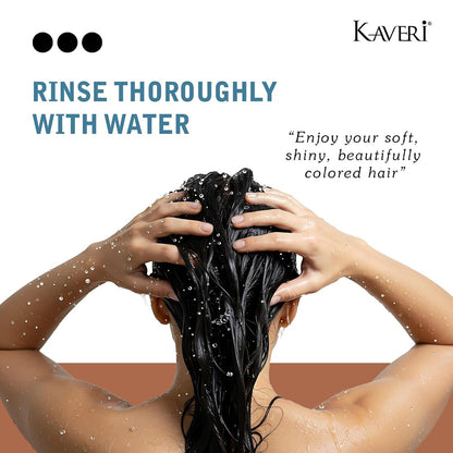 Kaveri Easy Fast Natural Black Oil Enriched Creme Hair Color 15ml