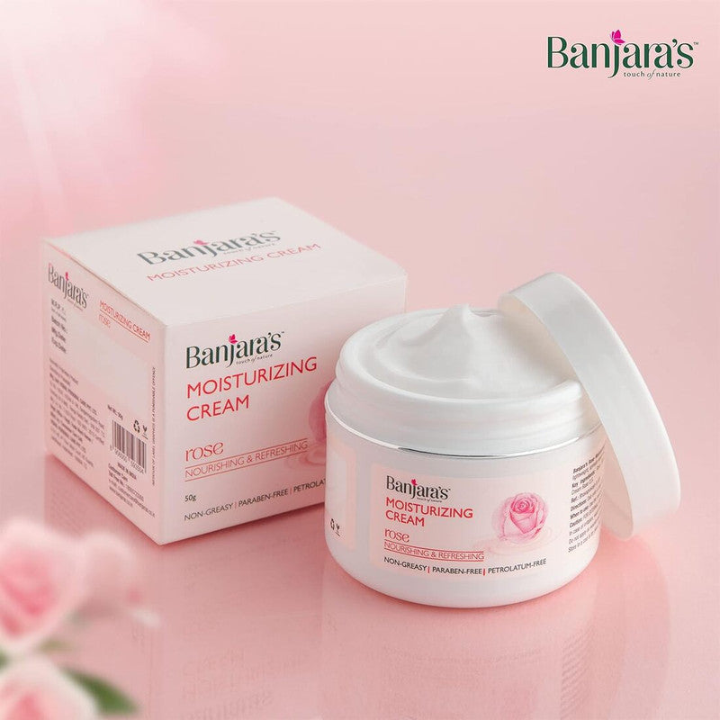 Banjara's Rose Moisturizing Cream 50g