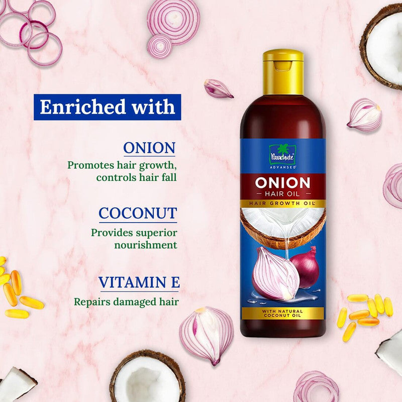 Parachute Advansed Onion Hair Oil 200ml Pack of 2