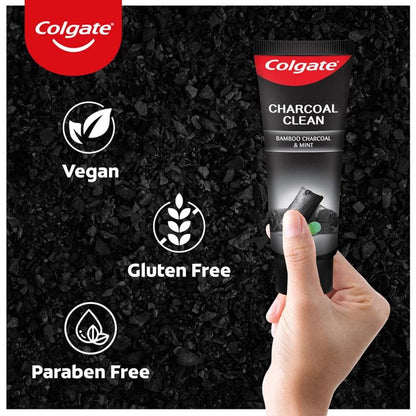 Colgate Bamboo Charcoal & Mint Clean Gel Toothpaste 120g Pack of 2