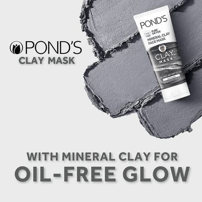 Pure Detox Ponds Mineral Clay Face Mask 90g