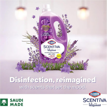 Clorox Scentiva Tuscan Lavender Disinfectant Cleaner 1.5L