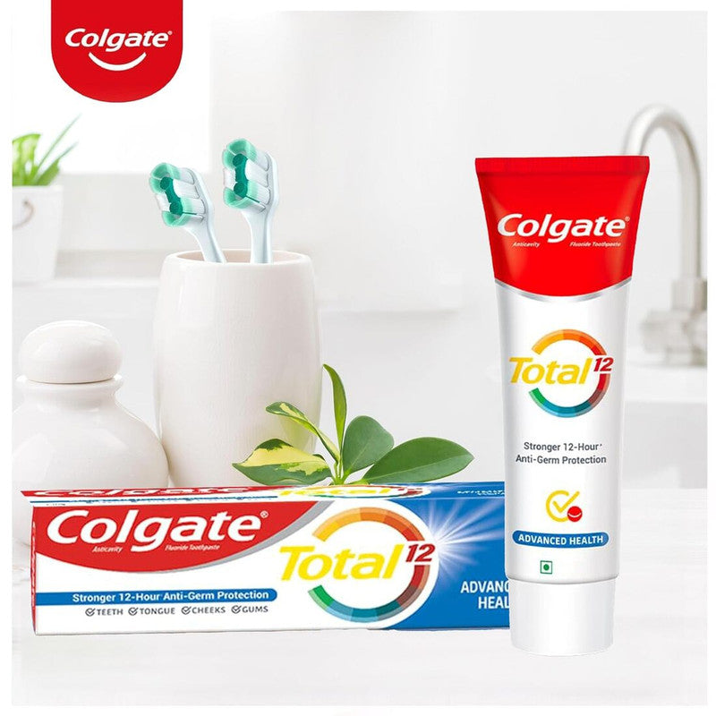 Colgate Total 12 Advanced Health Anticavity Toothpaste 80g Pack of 2