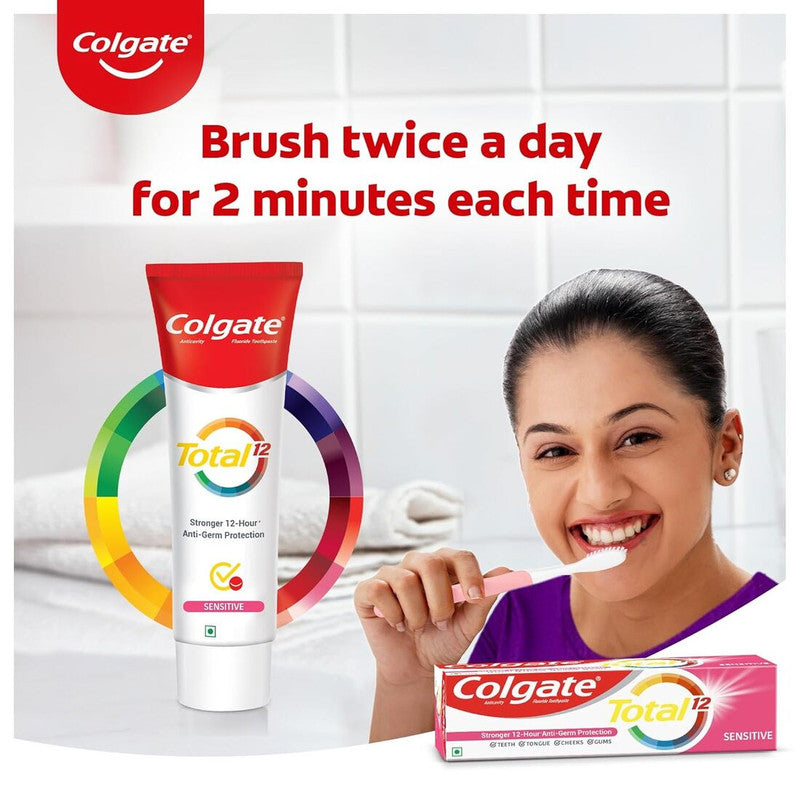 Colgate Total 12 Sensitive Toothpaste (120gm)(Pack of 2)