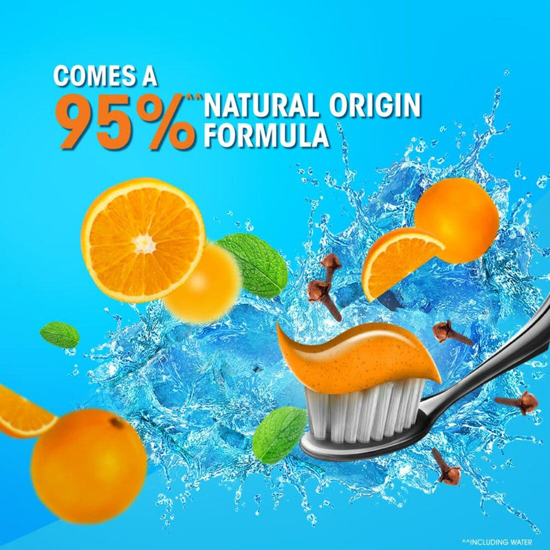 Closeup Clove + Orange Helps Fight 99% Toothpaste 150g Pack of 2