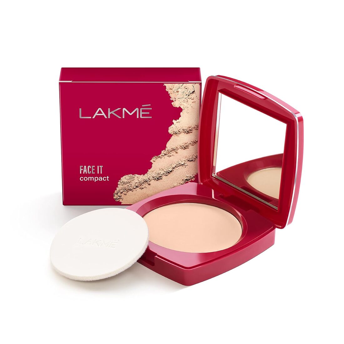 Lakme Face It Compact Natural Coral, 9g