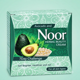 Noor Herbal Beauty Avocado and Aloe Vera Gentle Beauty Cream 30g