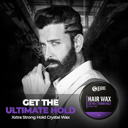 Beardo Xxtra Strong Hold Crystal Hair Wax 50g Pack of 2