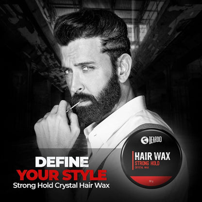 Beardo Strong Hold Crystal Hair Wax 50g Pack of 2