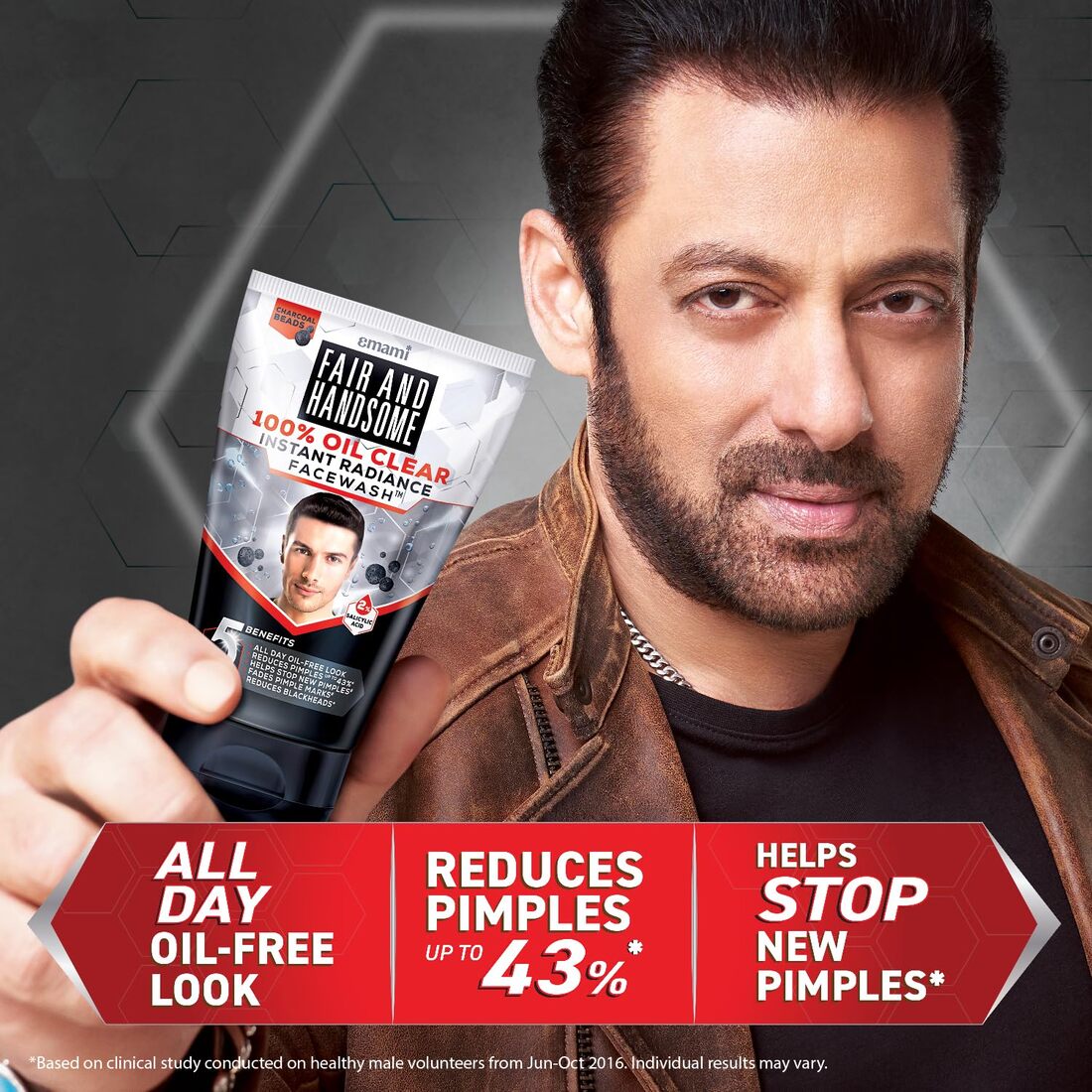 Emami Smart And Handsome 100% Oil Clear Face Wash 100g