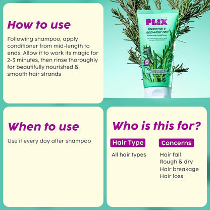 Plix Rosemary Anti Hair Fall Advance Conditioner 175ml