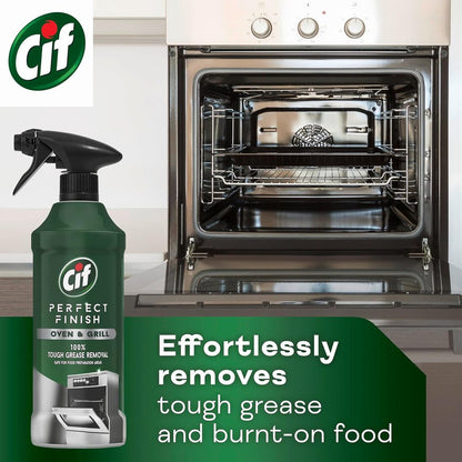 Cif Oven & Grill 100% Tough Grease Removal (435ml)(Pack of 2)