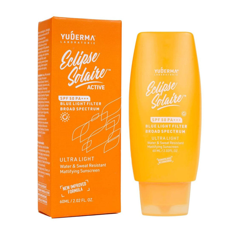 Yuderma Eclipse Solaire Active Mattifying Sunscreen SPF 50 Pa+++ 60ml