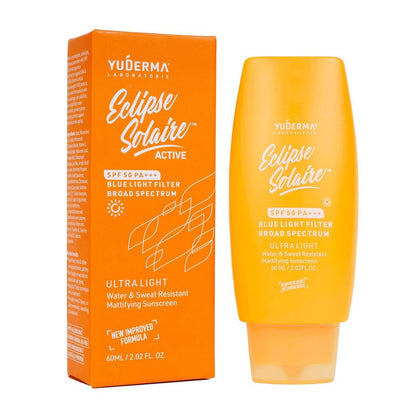 Yuderma Eclipse Solaire Active Mattifying Sunscreen SPF 50 Pa+++ 60ml Pack of 3