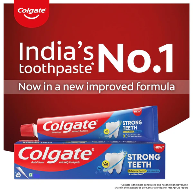 Colgate Strong Teeth Toothpaste (38gm)(Pack of 2)