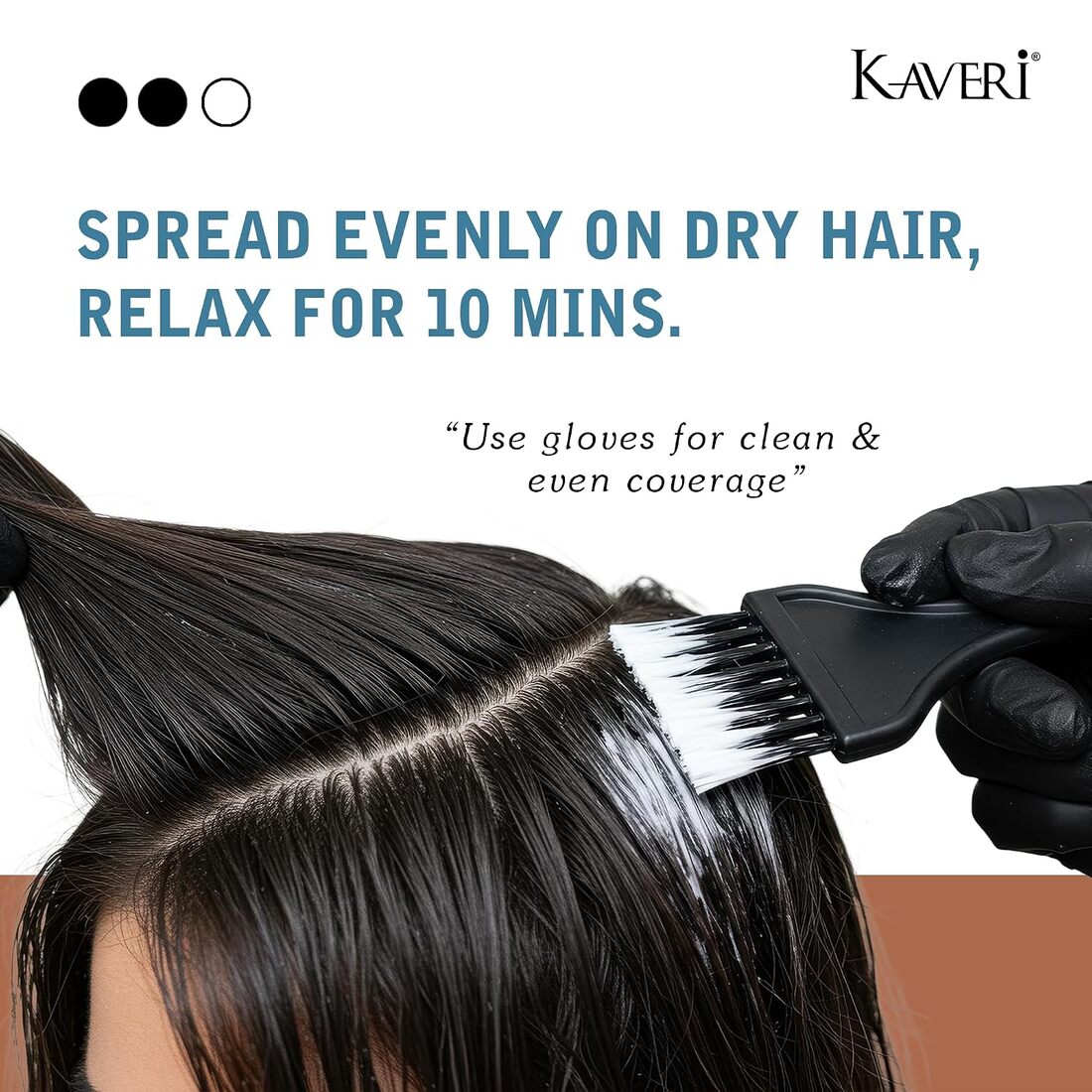 Kaveri Easy Fast Natural Black Oil Enriched Creme Hair Color 15ml