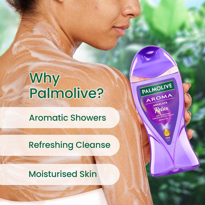 Palmolive Aroma Absolute Relax Essantial Oil Shower Gel 250ml Pack of 2