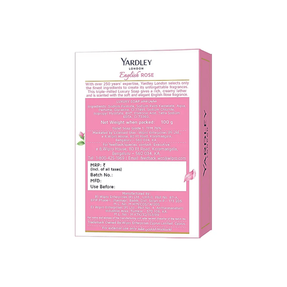 Yardley London English Rose Luxury Soap 100g Without Box