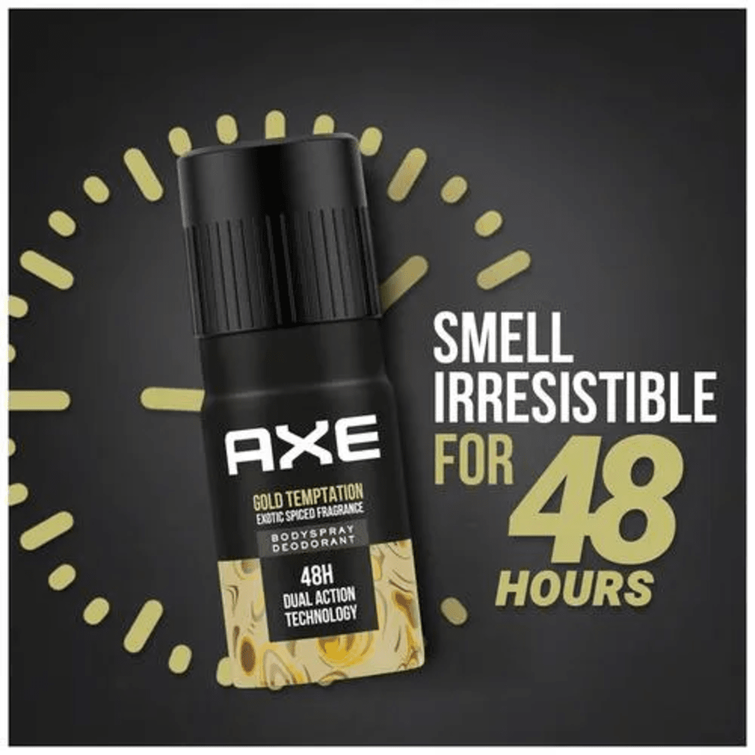 AXE Gold Temptation Deodorant Body Spray For Men 150 ml (Pack Of 1) KartWalk