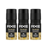 AXE Gold Temptation Deodorant Body Spray For Men 150 ml (Pack Of 3)