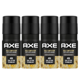 AXE Gold Temptation Deodorant Body Spray For Men 150 ml (Pack Of 4)