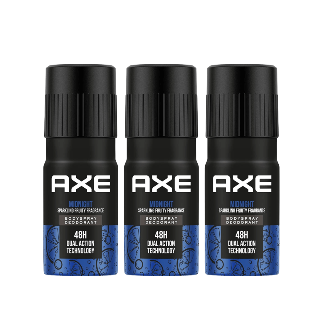 AXE Recharge Midnight Body Spray 150ml (Pack of 3) KartWalk