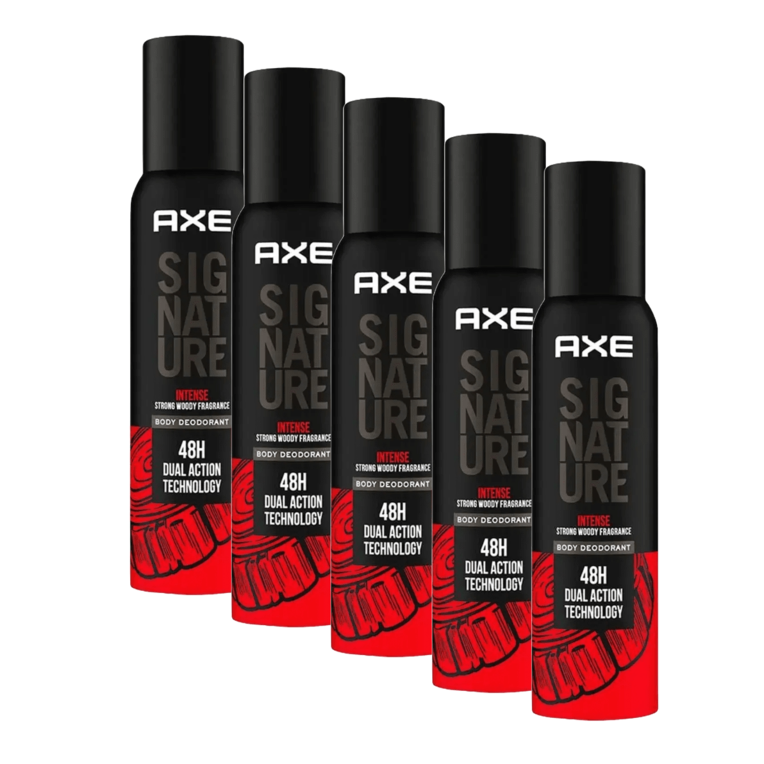 AXE Signature Intense Body Perfume 122ml - Pack Of 5 KartWalk