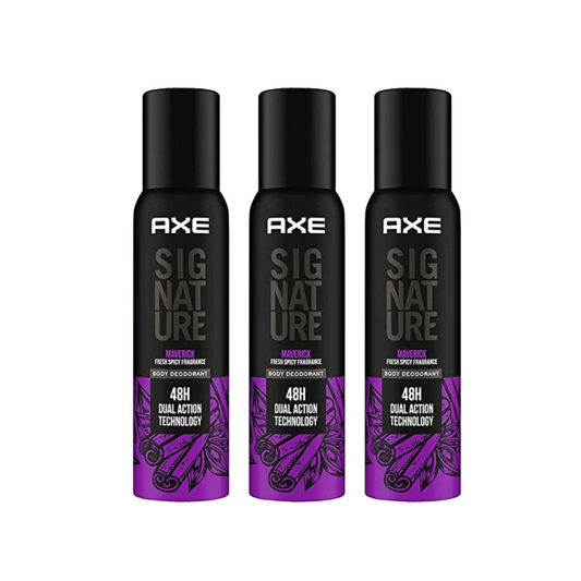 AXE Signature Maverick 122ml Body Perfume for Men (Pack Of 3) KartWalk