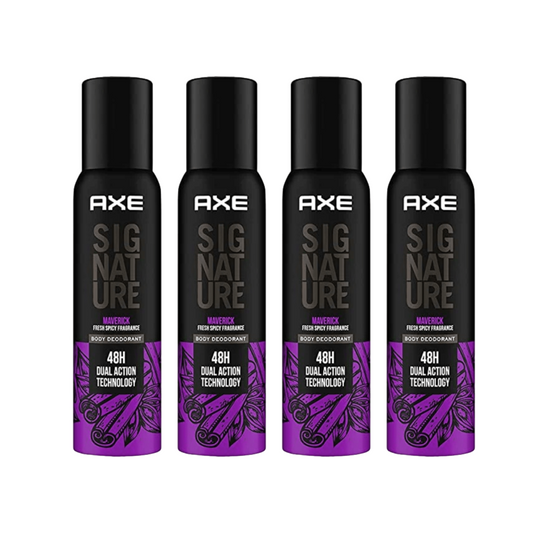 AXE Signature Maverick 122ml Body Perfume for Men (Pack Of 4) KartWalk