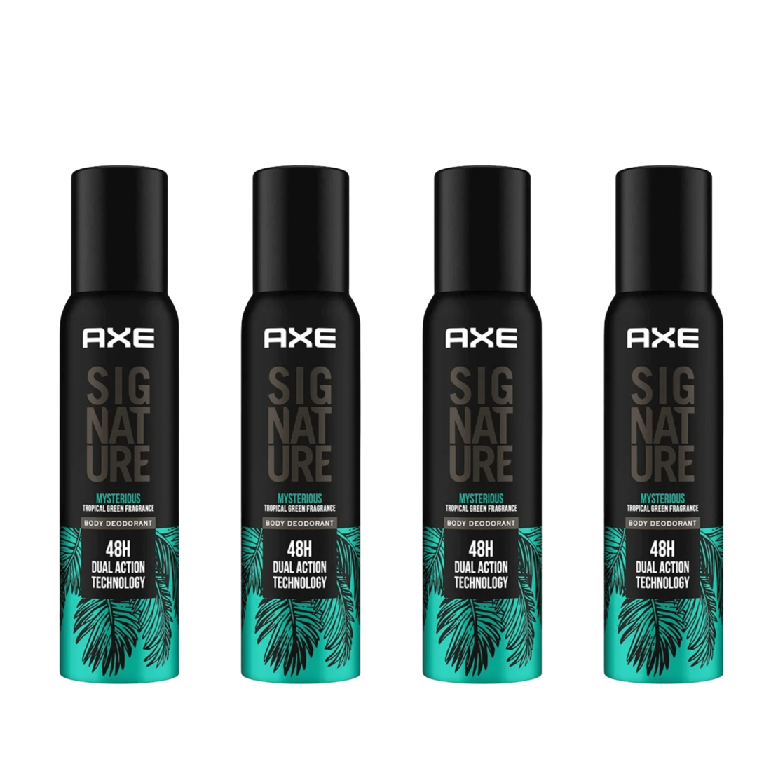 AXE Signature Mysterious 122ml Body Perfume for Men (Pack Of 4) KartWalk