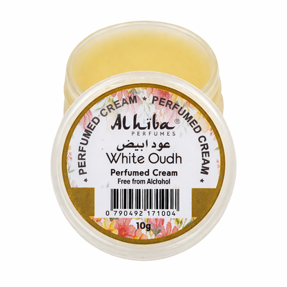Alhiba Perfume Body Cream White Oudh (10gm) (Pack of 2)