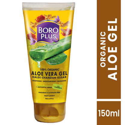 Aloe Vera Boroplus Haldi Chandan Kesar Face Gel Pack of 1 150ml KartWalk