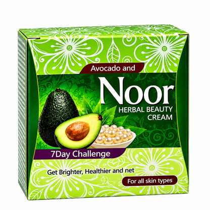 Noor Herbal Beauty Avocado & Aloe Vera Cream 30g