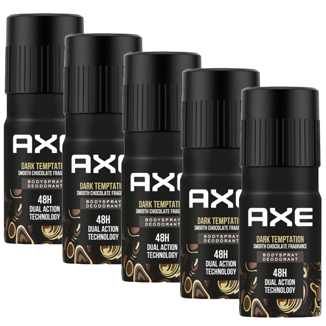 Axe Dark Temptation Deodorant 150ml (Pack Of 5) KartWalk