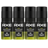 Axe Pulse Long Lasting Deodorant Body Spray For Men 150ml (Pack Of 4)
