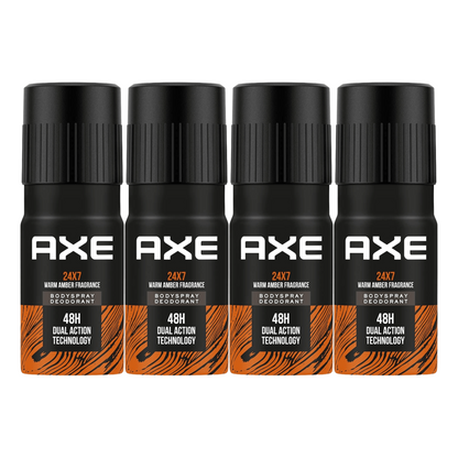 Axe Recharge 24X7 Deodorant Spray 150ml (Pack of 4) KartWalk