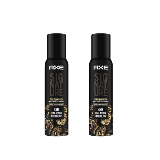 Axe Signature Dark Temptation Body Perfume For Men - 122 ml (Pack Of 2) KartWalk