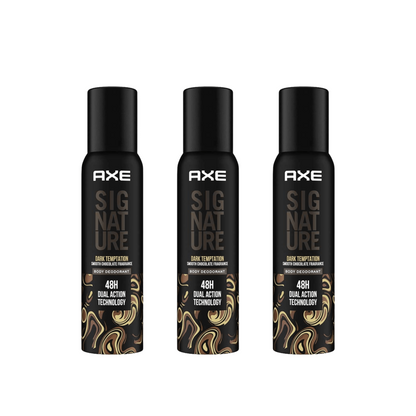 Axe Signature Dark Temptation Body Perfume For Men - 122 ml (Pack Of 3) KartWalk