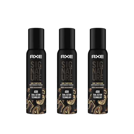 Axe Signature Dark Temptation Body Perfume For Men - 122 ml (Pack Of 3) KartWalk