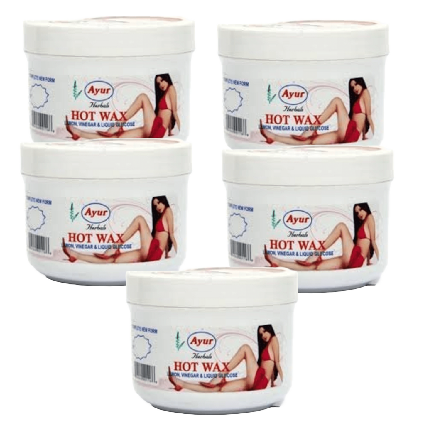 Ayur Herbal Hot Wax - 150gm (Pack of 5) KartWalk