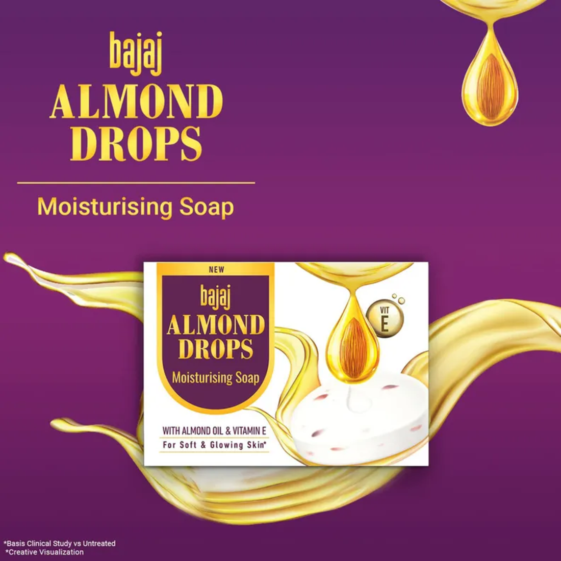 Bajaj Almond Drops Moisturising Soap 100g