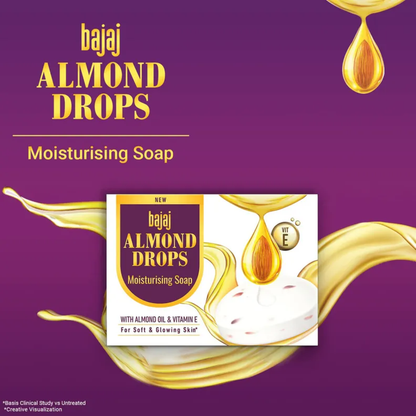 Bajaj Almond Drops Moisturising Soap 100g