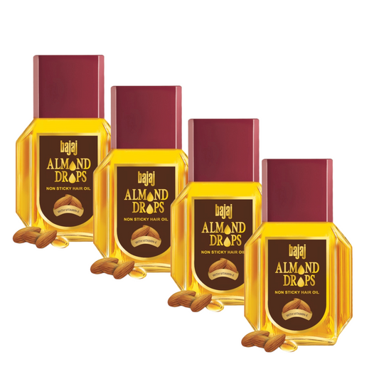 Bajaj Almond Drops Hair Oil, 19ml (Pack of 4) KartWalk