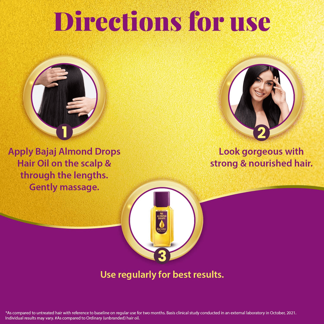 Bajaj Almond Drops Non Sticky Hair Oil 190ml KartWalk