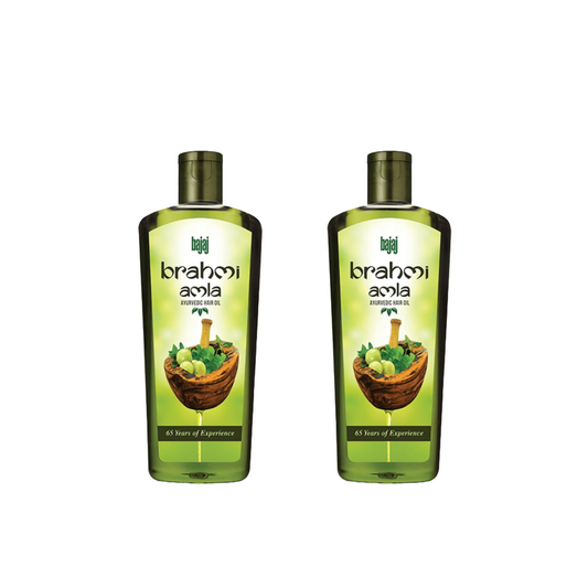 Bajaj Hair Oil - Brahmi Amla Ayurvedic, 90 ml - Pack 2 KartWalk