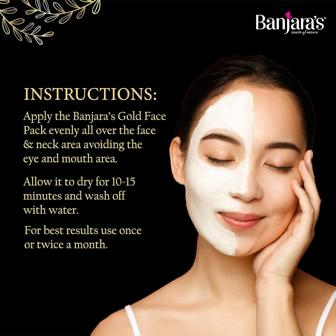 Banjara's Gold Nourishment Face Pack 50g KartWalk