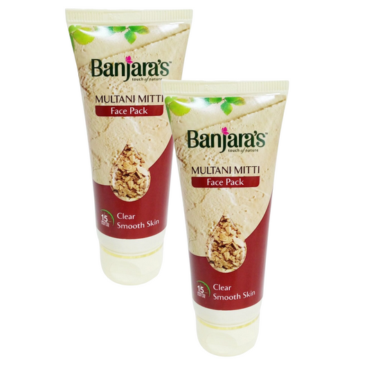 Banjara's Multani Mitti Face Pack 50gms (Pack Of 2) KartWalk