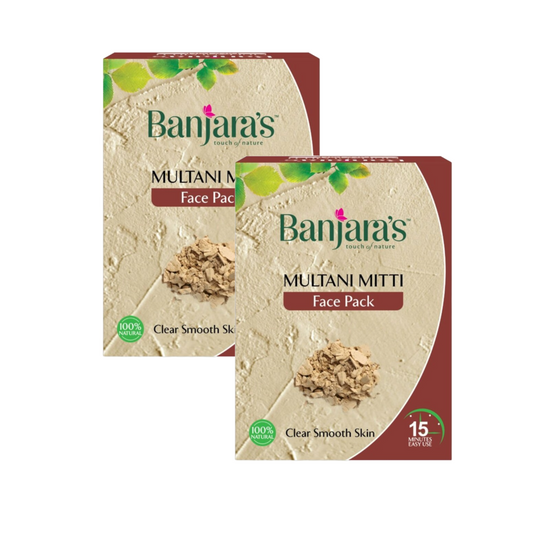 Banjara's Multani Mitti Face Pack Powder 100gms (Pack Of 2) KartWalk