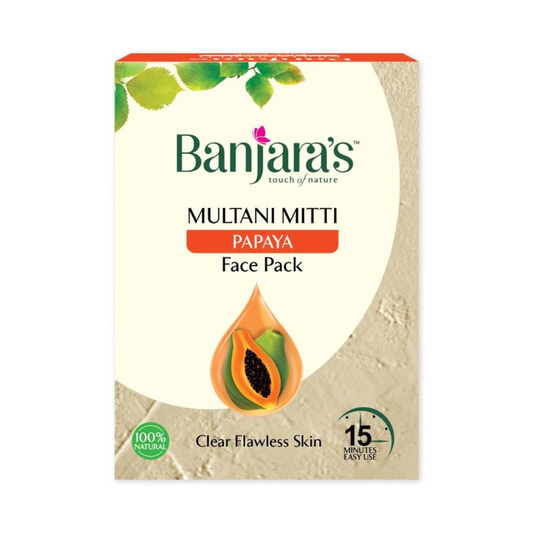 Banjara’s Multani Mitti & Papaya Face Pack 100g KartWalk