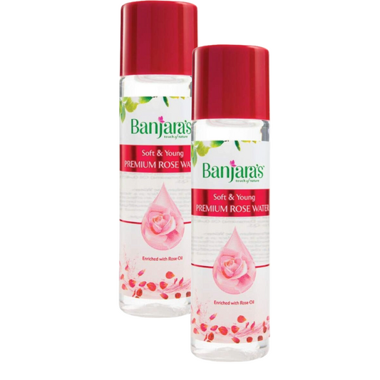 Banjara's Premium Rose Water 60ml (Pack Of 2) KartWalk